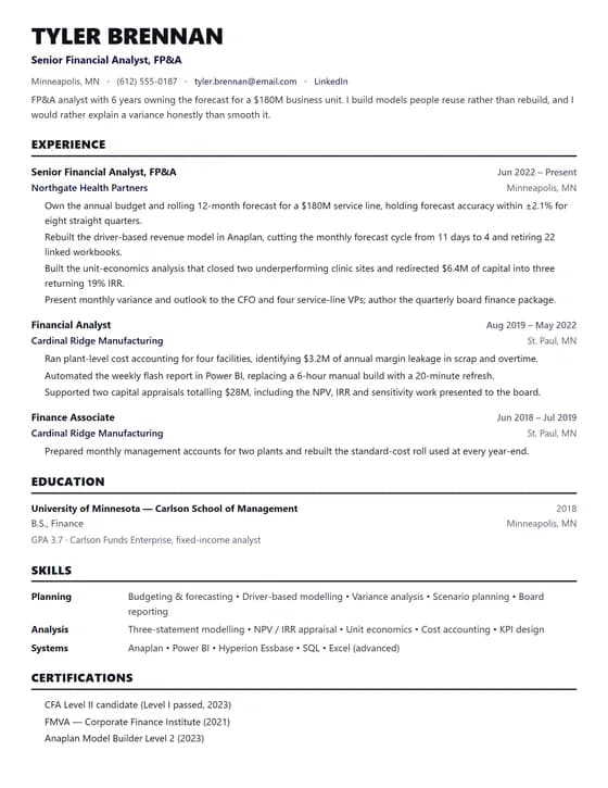 Engineering resume sample