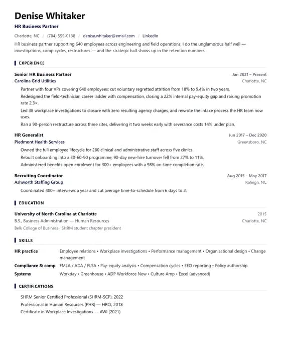 Software Engineers & IT resume sample
