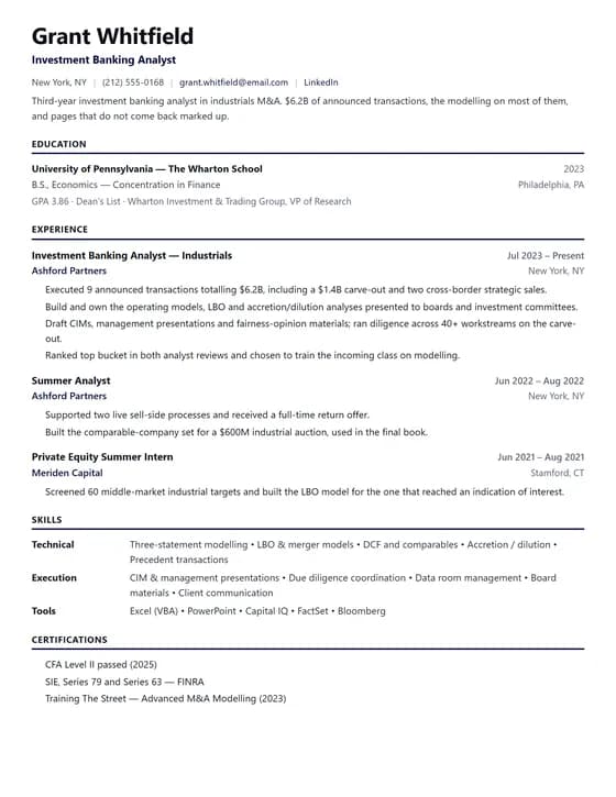 Doctors, Nurses & Healthcare resume sample