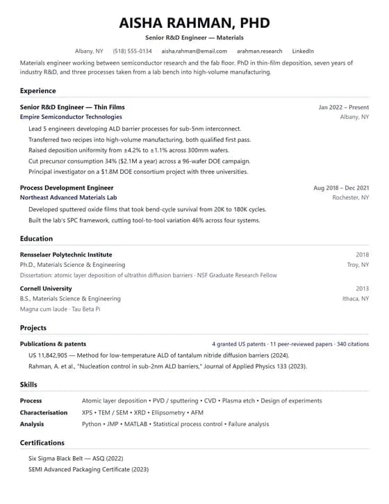 Teaching resume sample